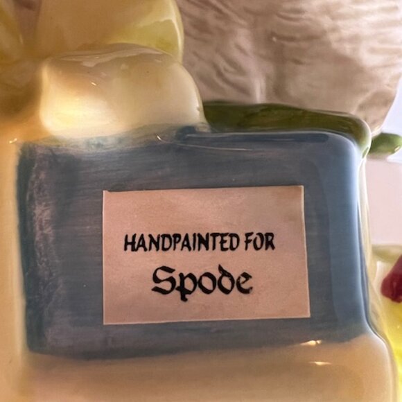 🧸 Spode Christmas Tree Teddy Bear Teapot Handpainted – Holiday Figurine – 9” - Picture 2 of 13